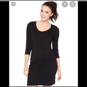 Bumpstart maternity simple black dress